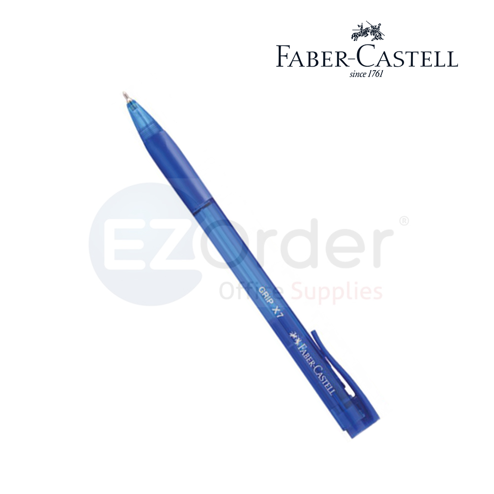 FABER CASTELL retractable pen,1.0mm blue