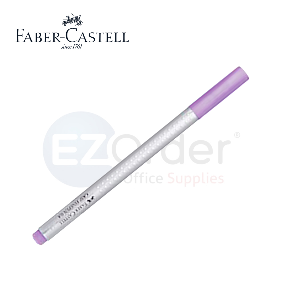 FABER CASTELL  fineliner pen w/grip light blue 0.4mm