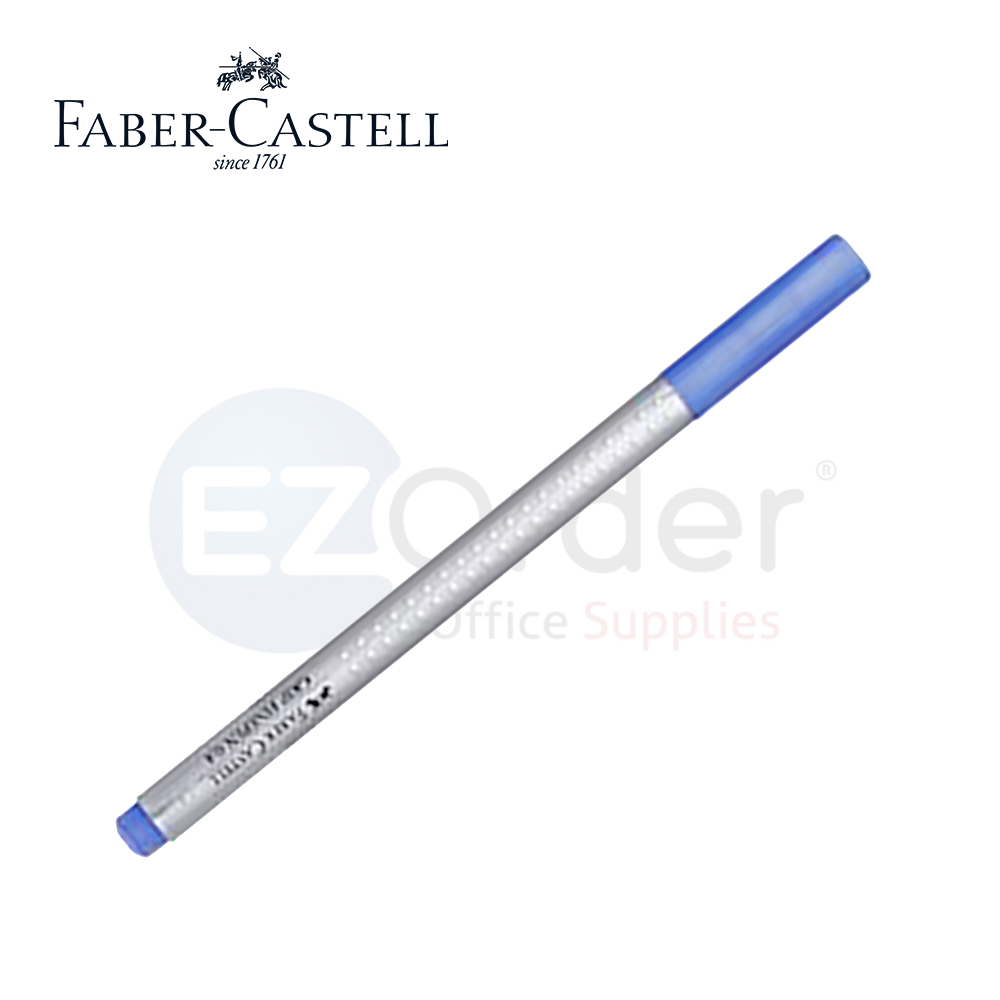 FABER CASTELL  fineliner pen w/grip  blue 0.4mm