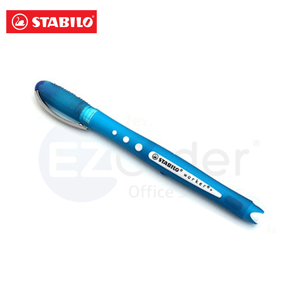 STABILO Worker roller Pen blue 0.5mm