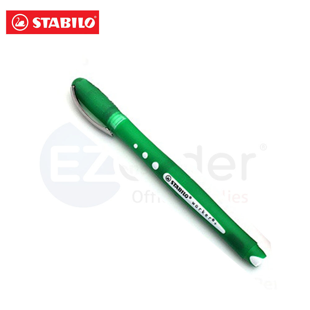 STABILO Worker roller Pen green 0.5mm