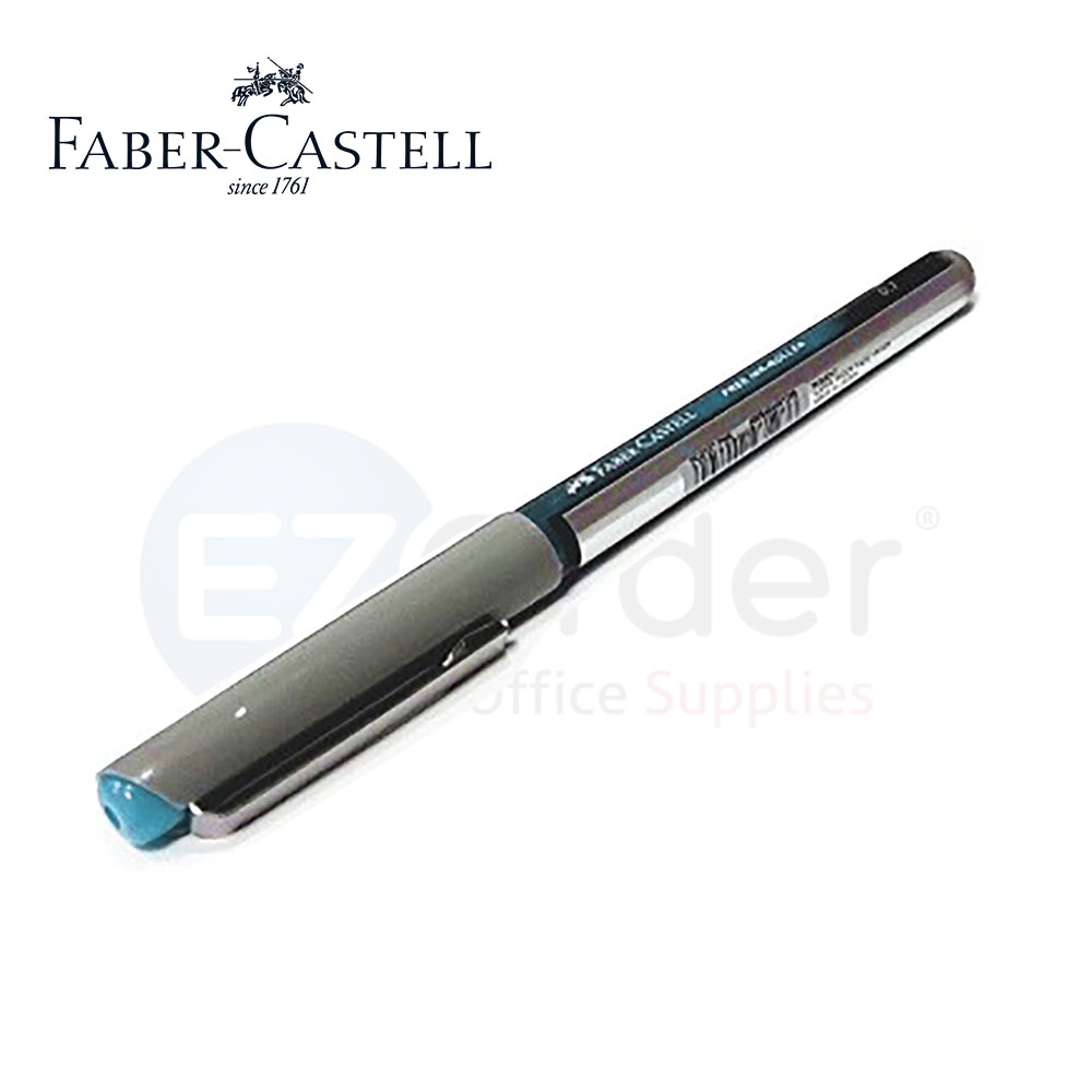 FABER CASTELL FREE INK  roller Pen light blue 0.7mm