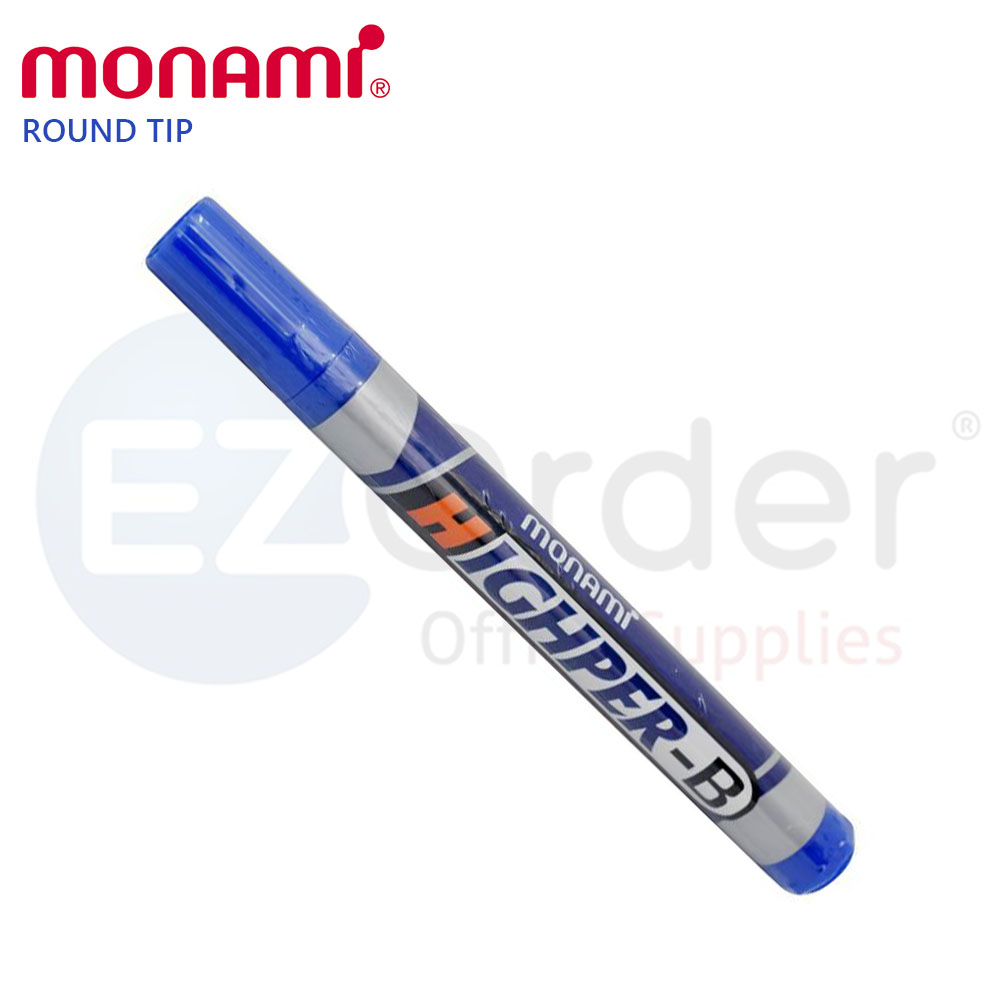 MONAMI Permanent marker round blue