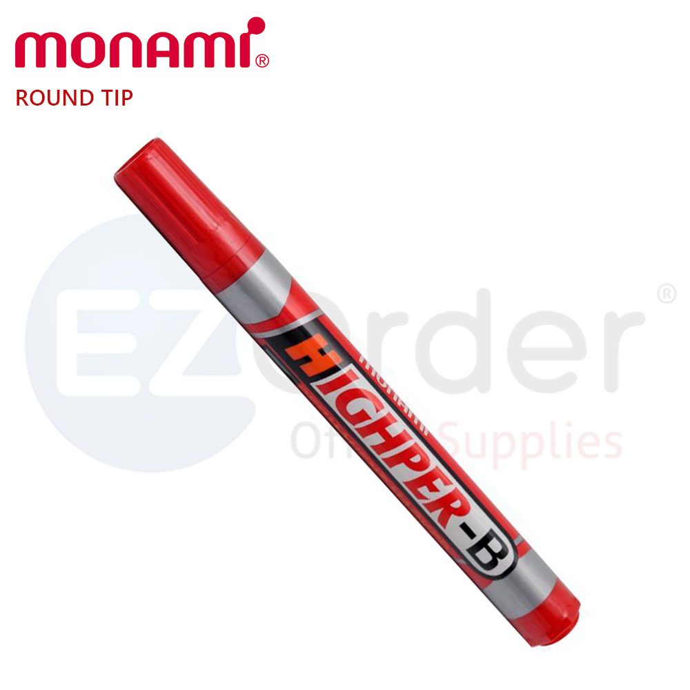 MONAMI Permanent marker round red