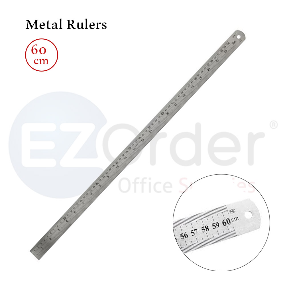 +Ruler, Stainless Steel ,60cm