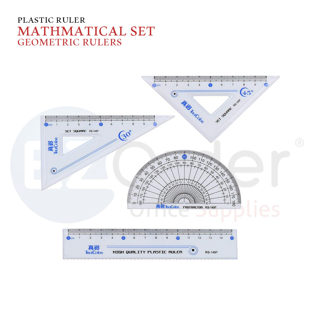 +Math set 15cm, Geometrical rulers