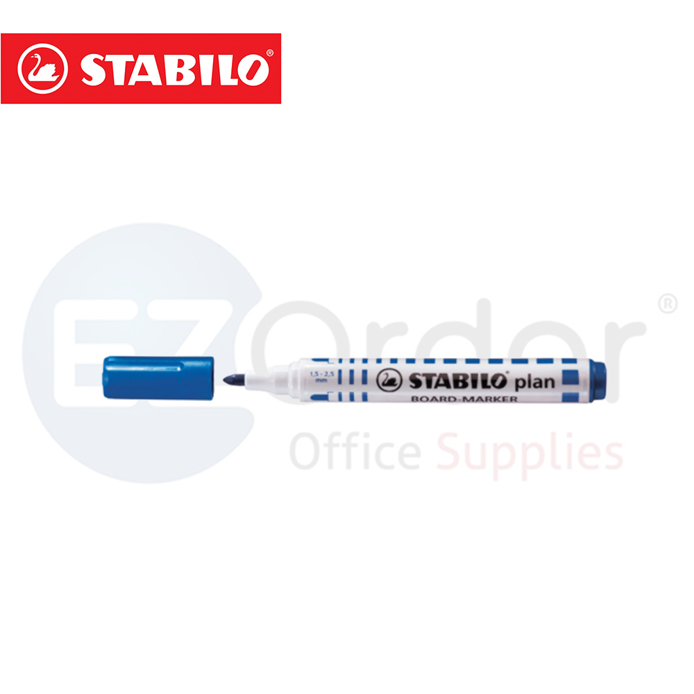 STABILO  Whiteboard marker blue ROUND tip