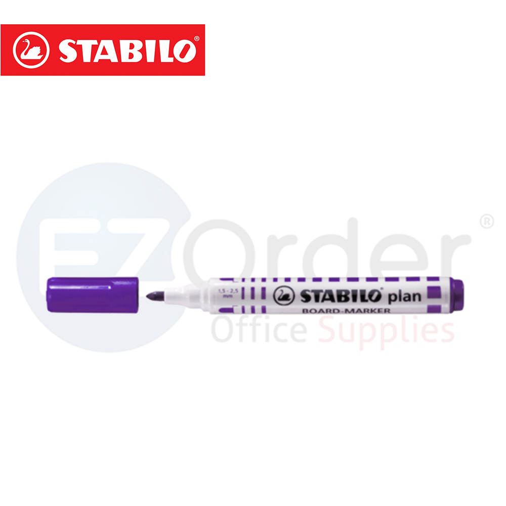 STABILO  Whiteboard marker PURPLE ROUND tip