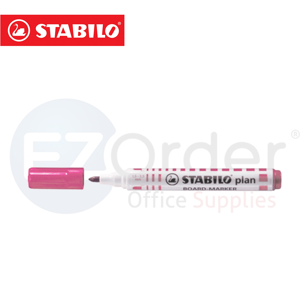 STABILO  Whiteboard marker pink ROUND tip