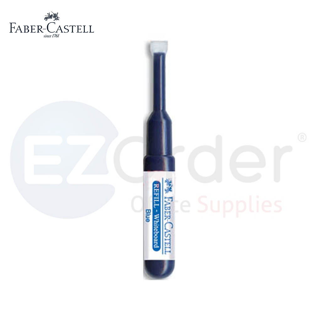 Faber castel refill for white board marker blue