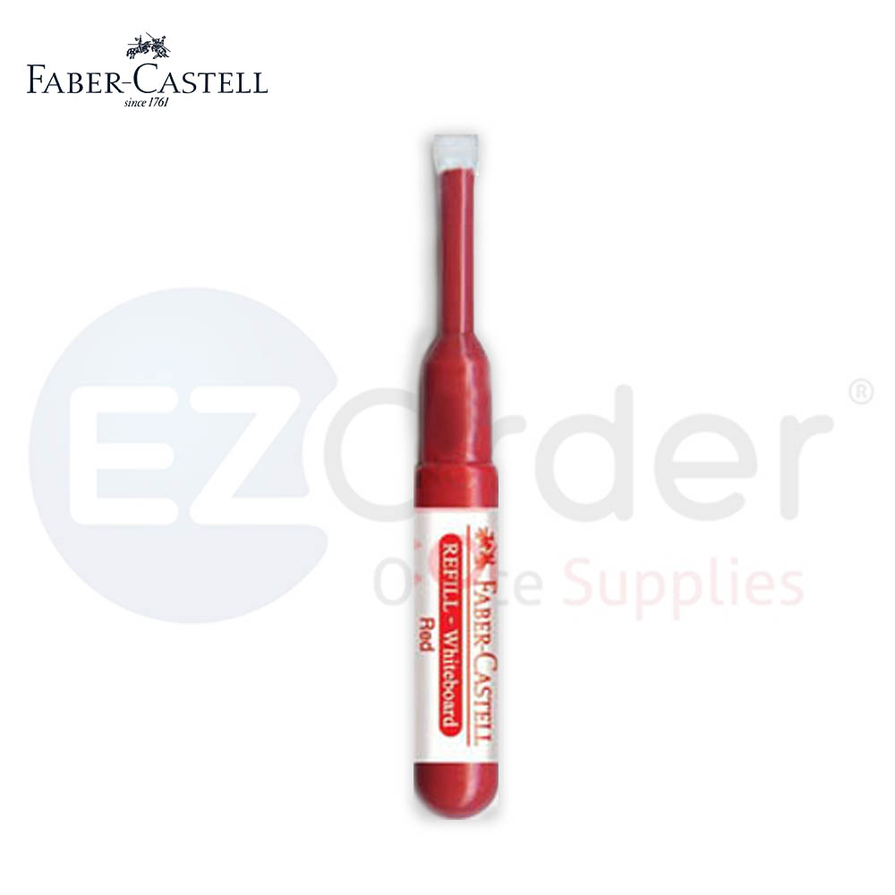 Faber castel refill for white board marker red