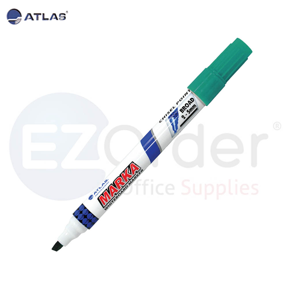 ATLAS  white board marker round tip green