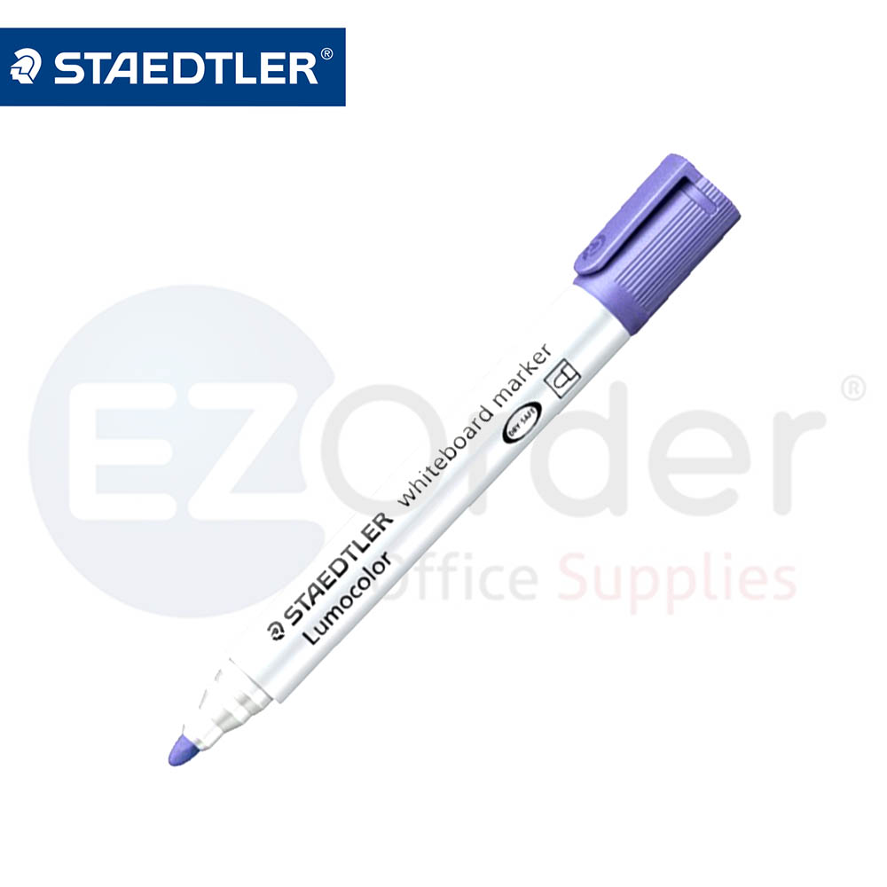 Steadtler white board marker purple round tip