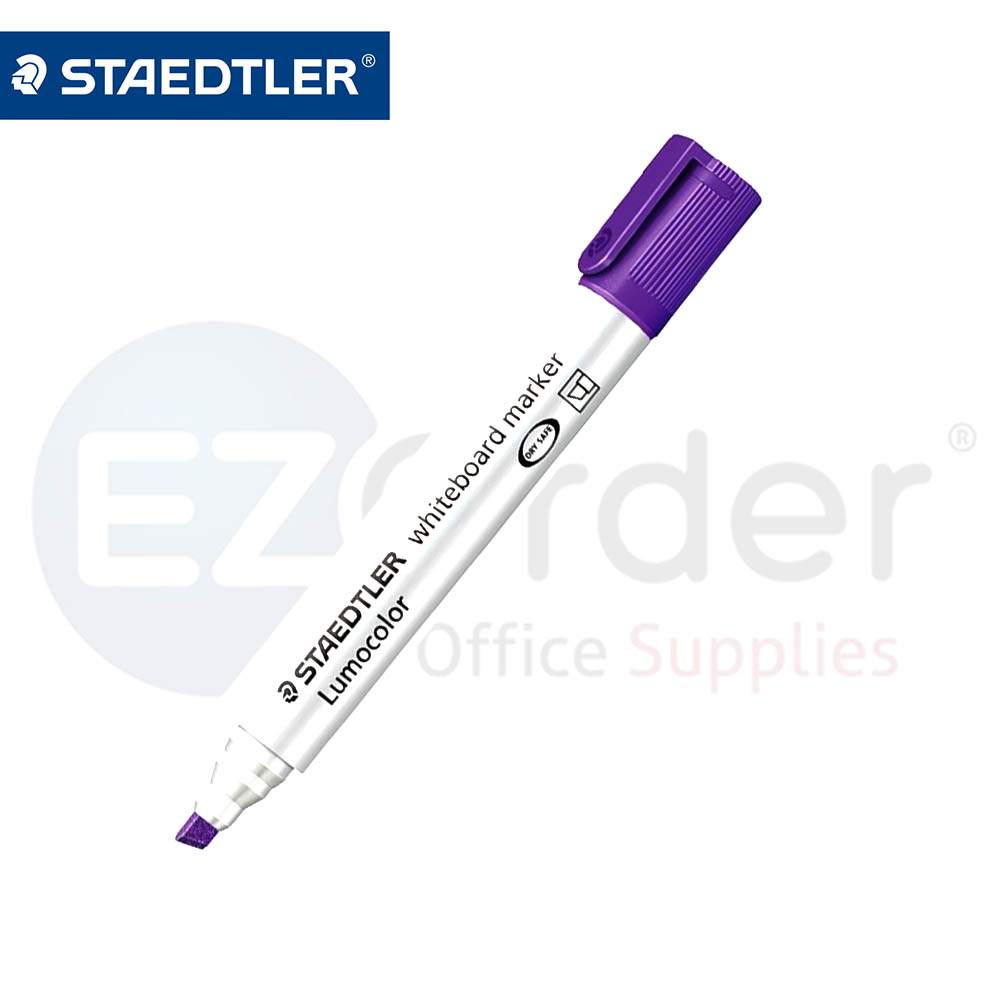 Steadtler white board marker,purple chisel tip