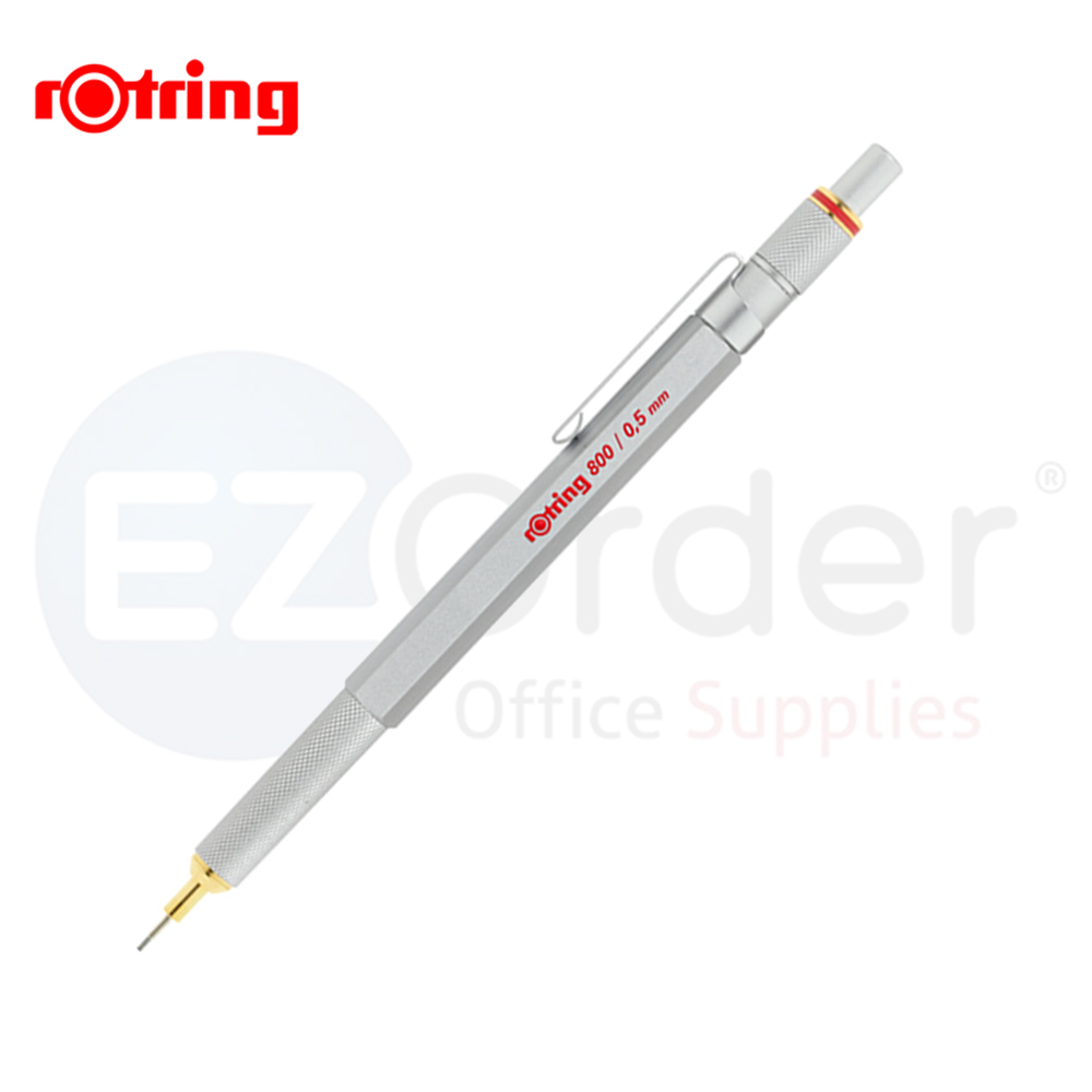 ROTRING 800+ mechanical pencil 0.5MM  silver body