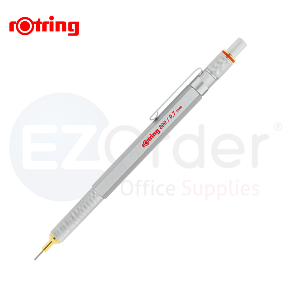 ROTRING 800+ mechanical pencil 0.7MM  silver body
