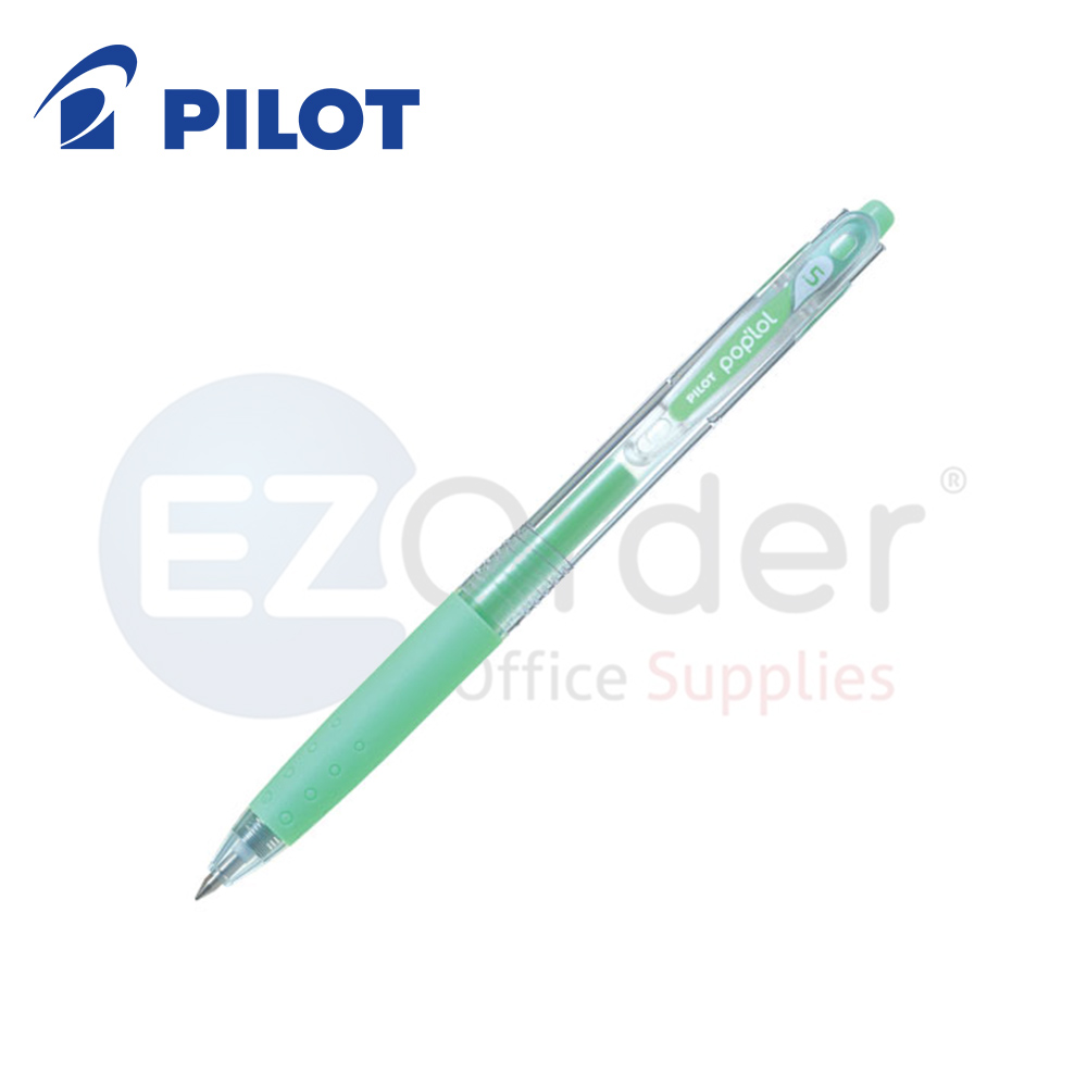 Pilot POP LOL Gel Pen  rectractable 0.7MM pastel green