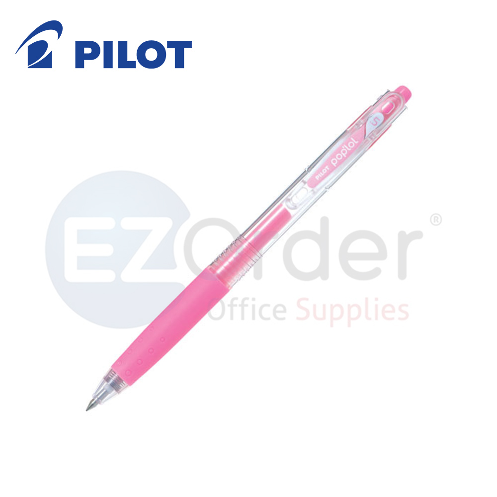 Pilot POP LOL Gel Pen  rectractable 0.7MM pastel pink